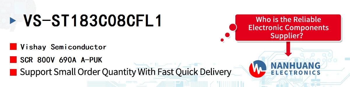 VS-ST183C08CFL1 Vishay SCR 800V 690A A-PUK