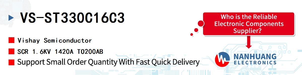 VS-ST330C16C3 Vishay SCR 1.6KV 1420A TO200AB